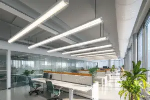 Iluminación en Oficina
